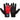 RDX W1F Full Finger Gym Workout Gloves#color_red