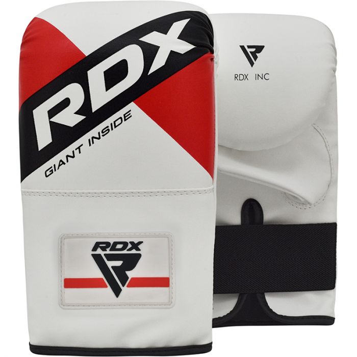 RDX F10 4FT / 5FT 3-IN-1 WHITE TRAINING PUNCH BAG WITH MITTS SET Filled