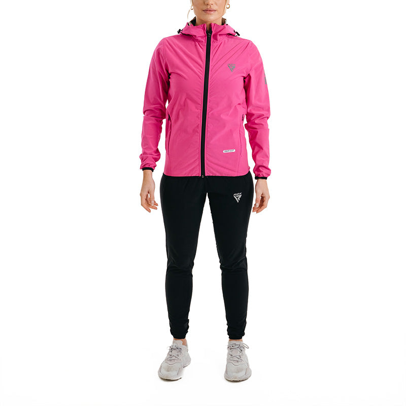 RDX H2 Weight Loss Sauna Suit Pink Black#color_pink