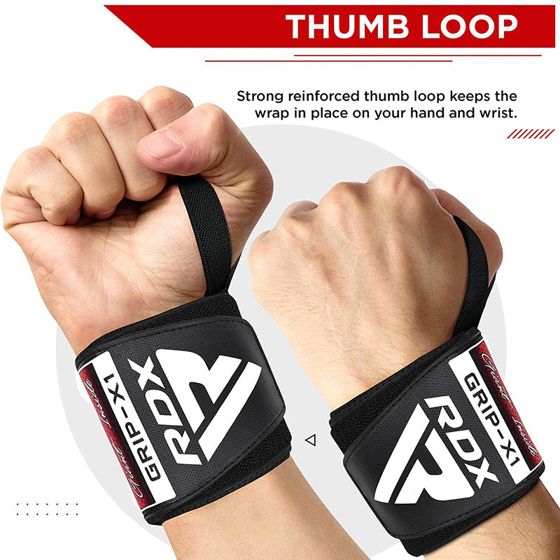 RDX W3AF WRIST SUPPORT WRAPS FOR WEIGHTLIFTING