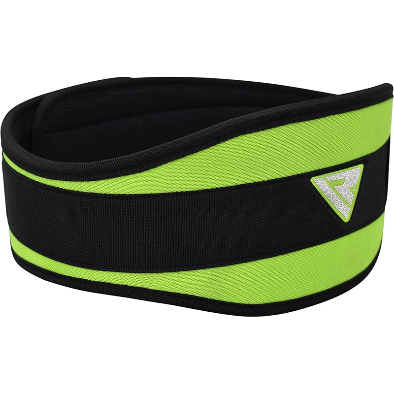 RDX 6 Inch Neoprene Gym Belt#color_green