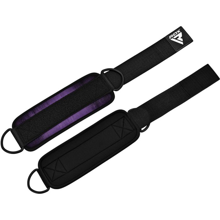 RDX A4 Ankle Straps For Gym Cable Machine#color_purple