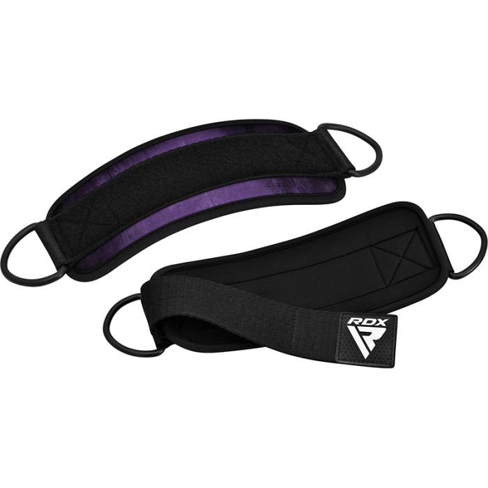 RDX A4 Ankle Straps For Gym Cable Machine#color_purple
