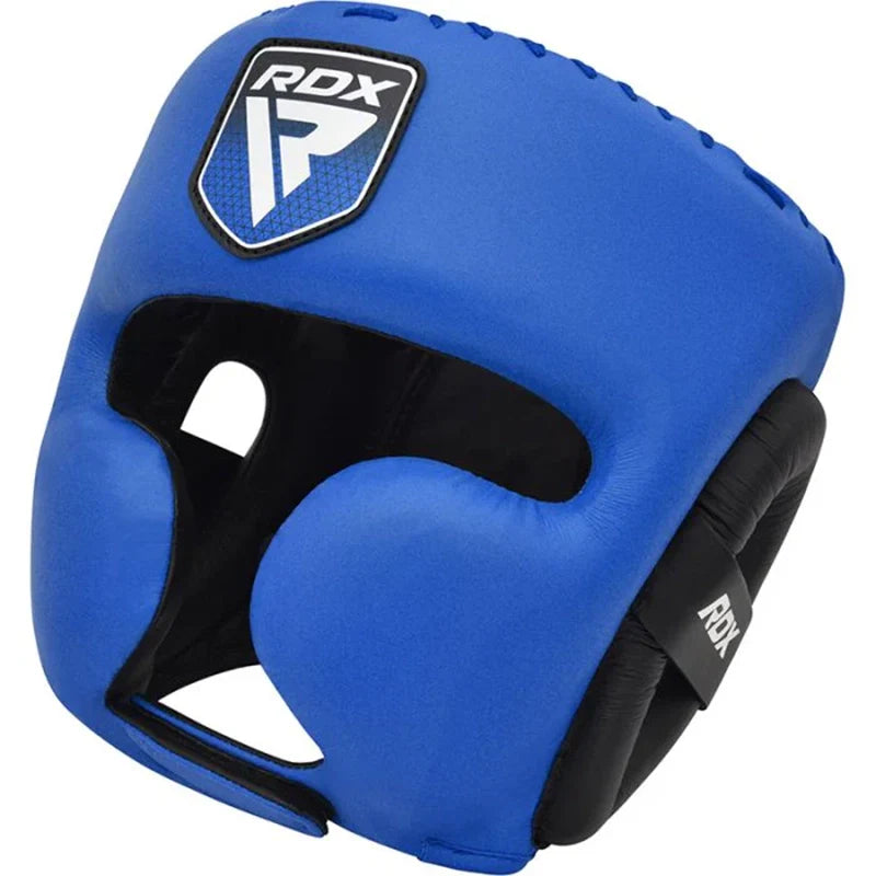 RDX APEX Boxing Head Gear With Cheek Protector#color_blue