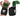 RDX W5 Weight Lifting Hook Straps#color_army-green