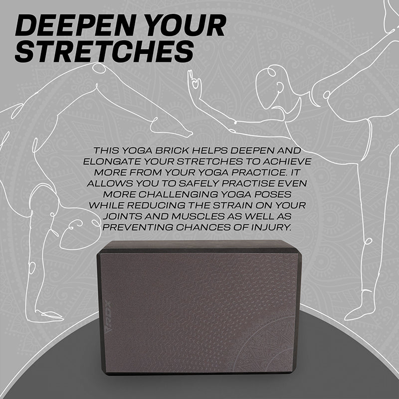 RDX D10 High Density EVA Foam Yoga Blocks Non-Slip Brick