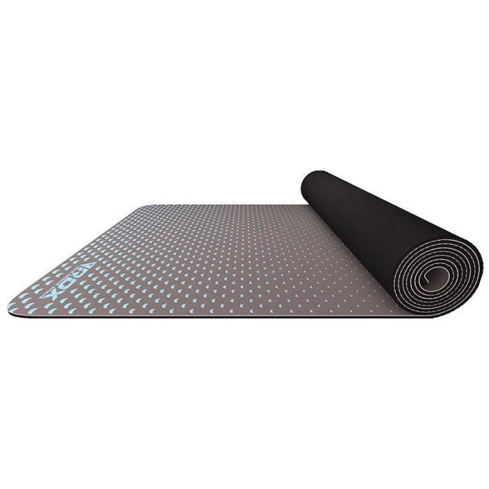 RDX D1 6mm 4-in-1 PU Rubber Yoga Mat Set