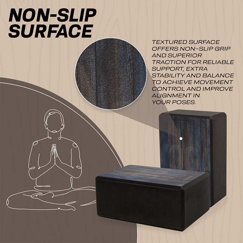 RDX D7 High Density EVA Foam Yoga Blocks Non-Slip Brick