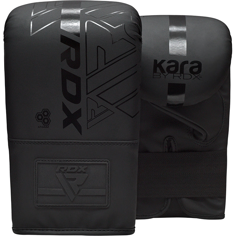 RDX F6 KARA Bag Gloves 4oz Black#color_black