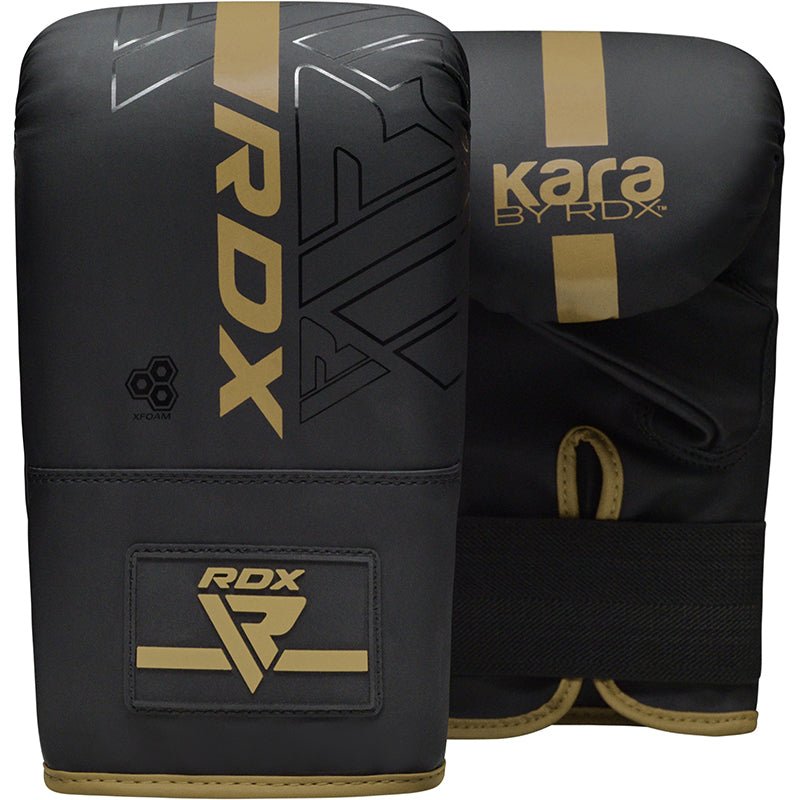 RDX F6 KARA 4ft/5ft Punch Bag & Bag Gloves#color_golden