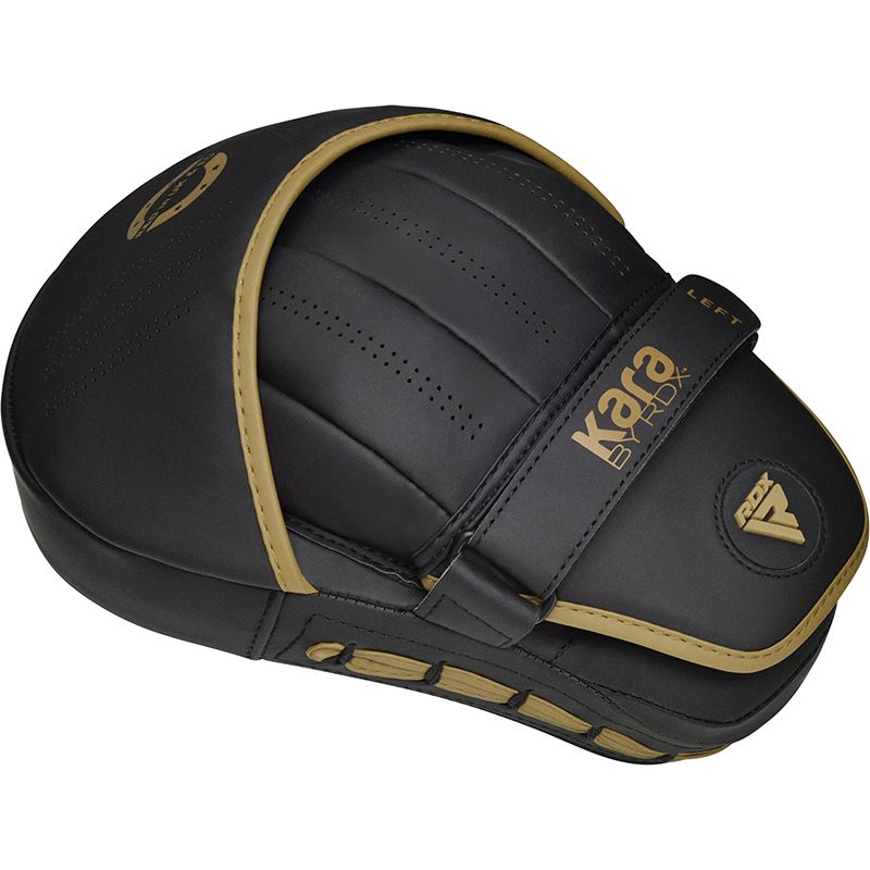 RDX F6 KARA Boxing Gloves & Focus Pads#color_golden