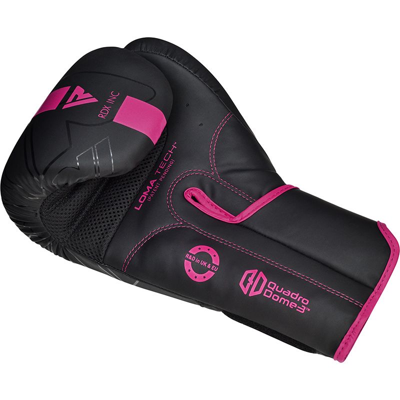RDX F6 Kids 6oz KARA Boxing Gloves & Focus Pads#color_pink