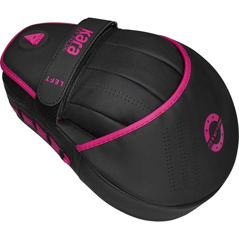RDX F6 KARA Boxing Gloves & Focus Pads#color_pink