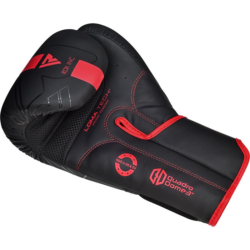 RDX F6 KARA Boxing Gloves & Focus Pads#color_red