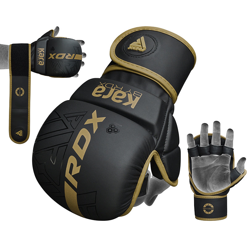 RDX F6 KARA MMA Gants de Sparring#color_golden