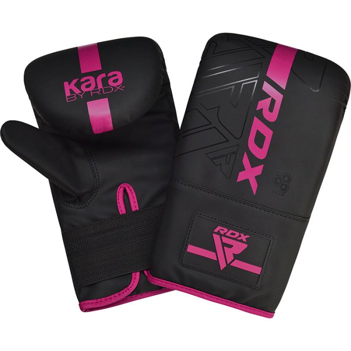 RDX F6 KARA 4ft/5ft Punch Bag & Bag Gloves#color_pink