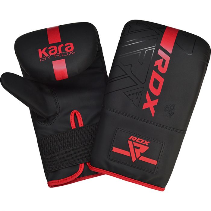 RDX F6 KARA 4ft/5ft Punch Bag & Bag Gloves#color_red