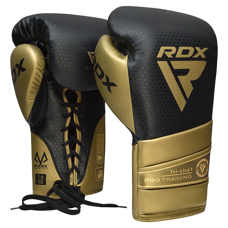 RDX L1 Mark Pro Training Boxing Gloves #color_blackgolden