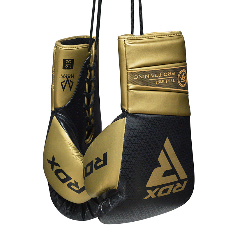 RDX L1 Mark Pro Training Boxing Gloves #color_blackgolden