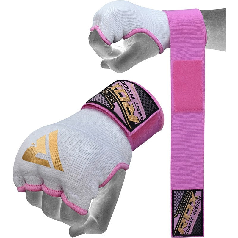 RDX SP Boxing Inner Gloves with Pink Strap