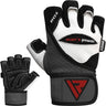 RDX L1 Leather Bodybuilding Gym Gloves