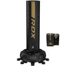 RDX F6 6ft Kara Golden & Black Free Standing Punch Bag With Mitts Set#color_golden