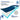 RDX D10 4-in-1 Iris 6mm PVC Yoga Mat Angelic Blue Set