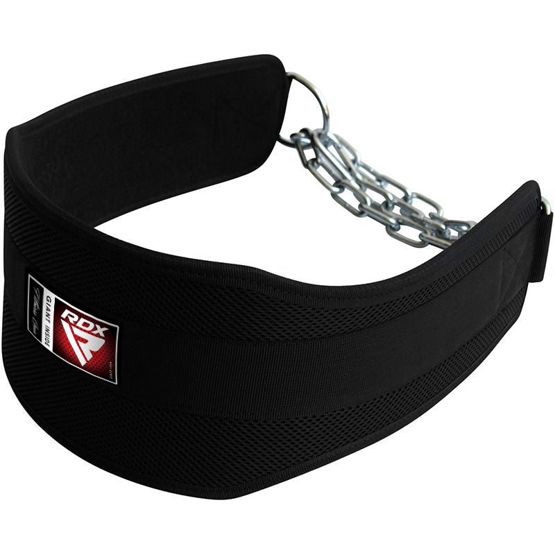 RDX 4DP Back Support Dipping Belt with Chain