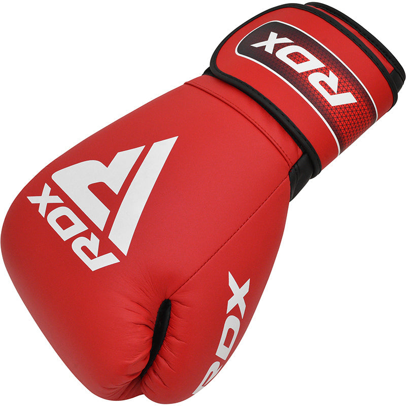 RDX APEX Sparring/Training Boxing Gloves Hook & Loop #color_red