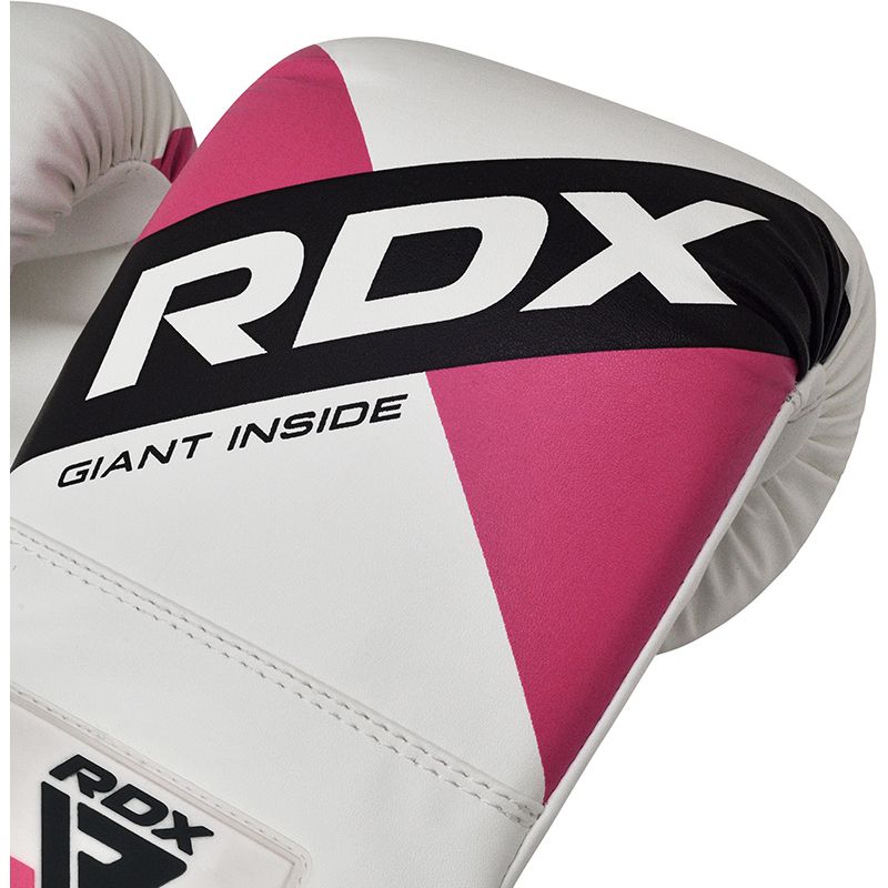 RDX F10 Boxing Bag Gloves White Pink