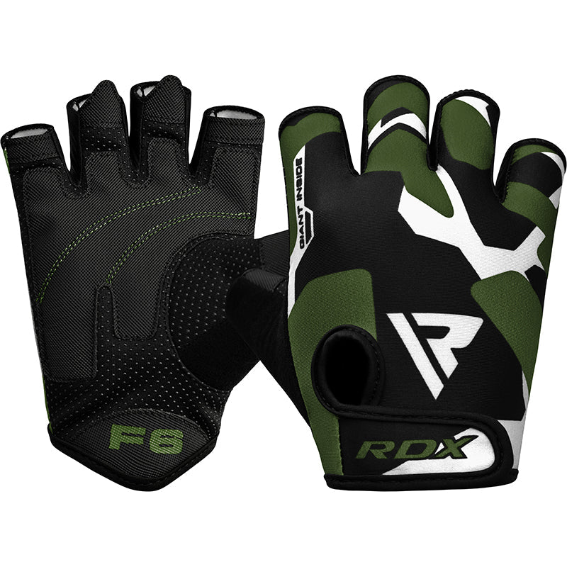 RDX F6 Fitness Gym Gloves#color_green