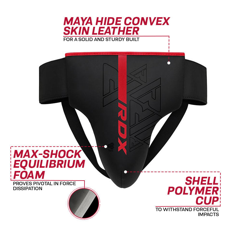 RDX F6 KARA Groin Guard#color_red