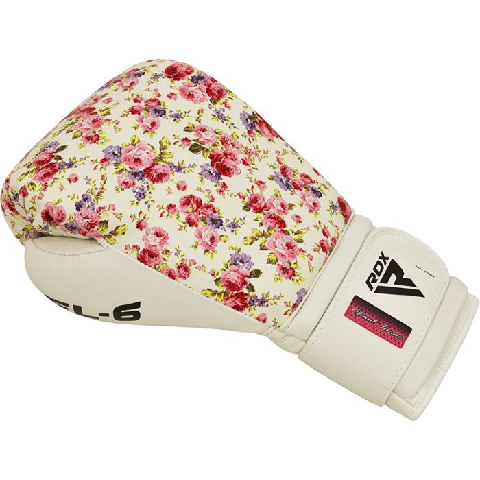 Guantes de boxeo con diseño floral RDX FL6