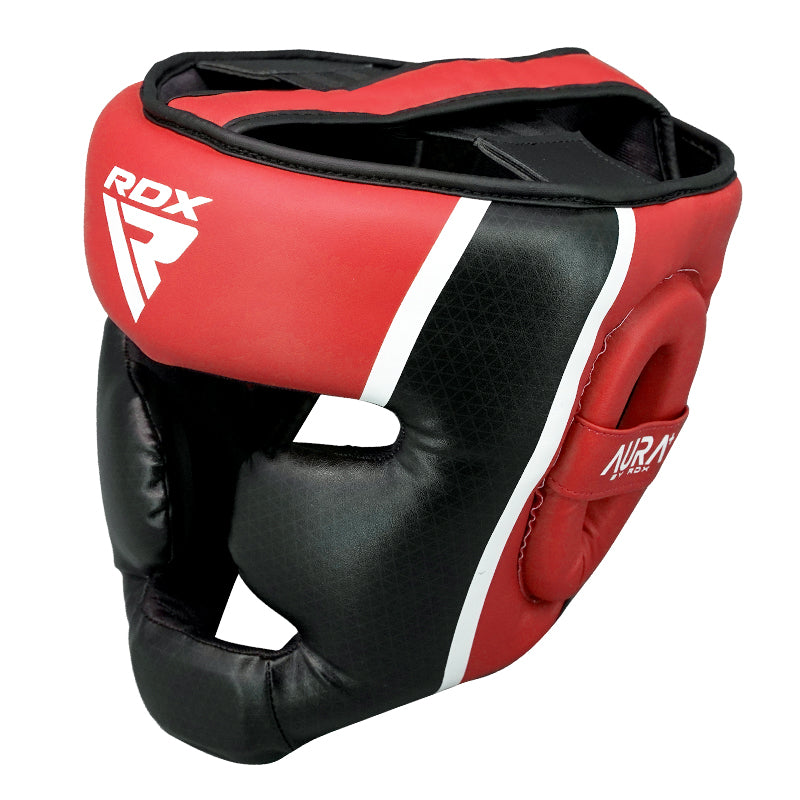 RDX HEAD GUARD AURA PLUS T-17#color_red