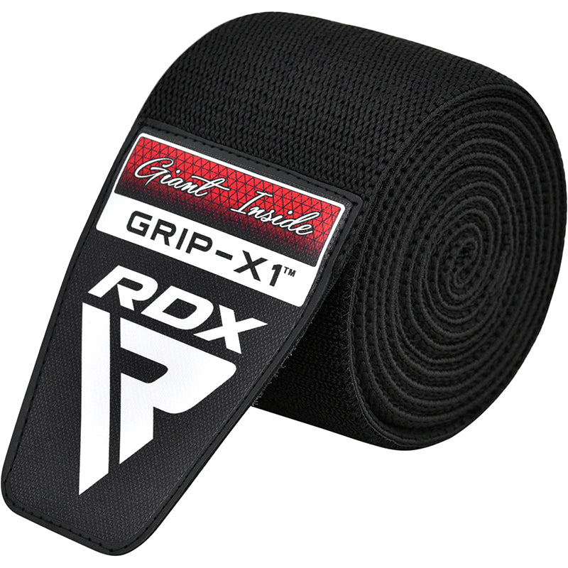 RDX K1FB Negro Vendas Rodilleras Elásticas de Compresión IPL & USPA Aprobado