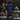 RDX KT Ronin 6ft 2-in-1 Black Free Standing Target Punch Bags With Mitts Set#color_blue