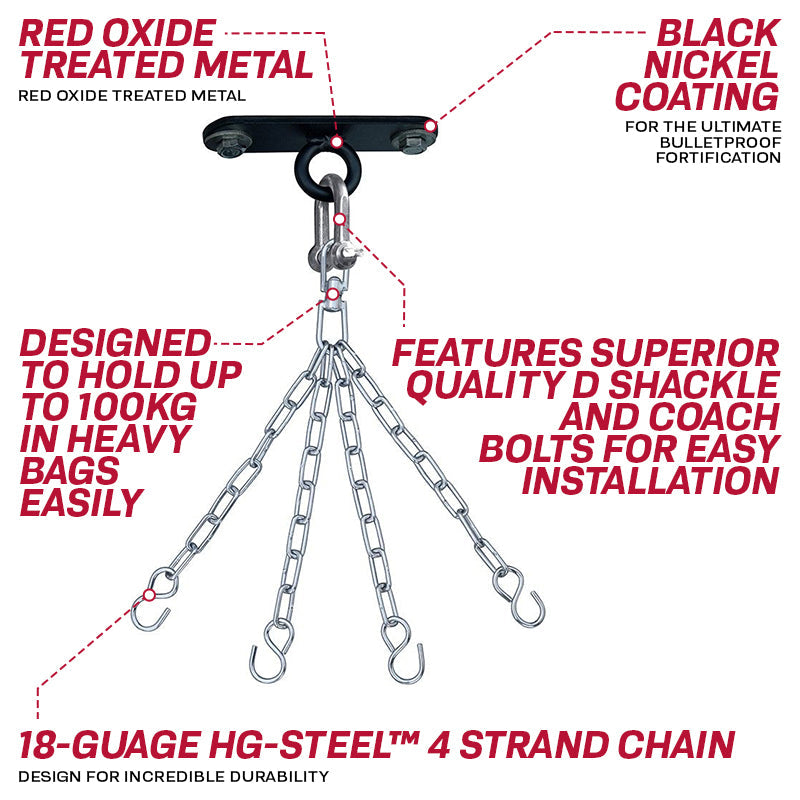 RDX PC 4 Hook Chain & Swivel