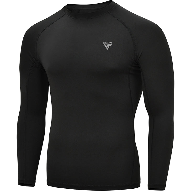 RDX T15 Long Sleeve Black Rash Guard