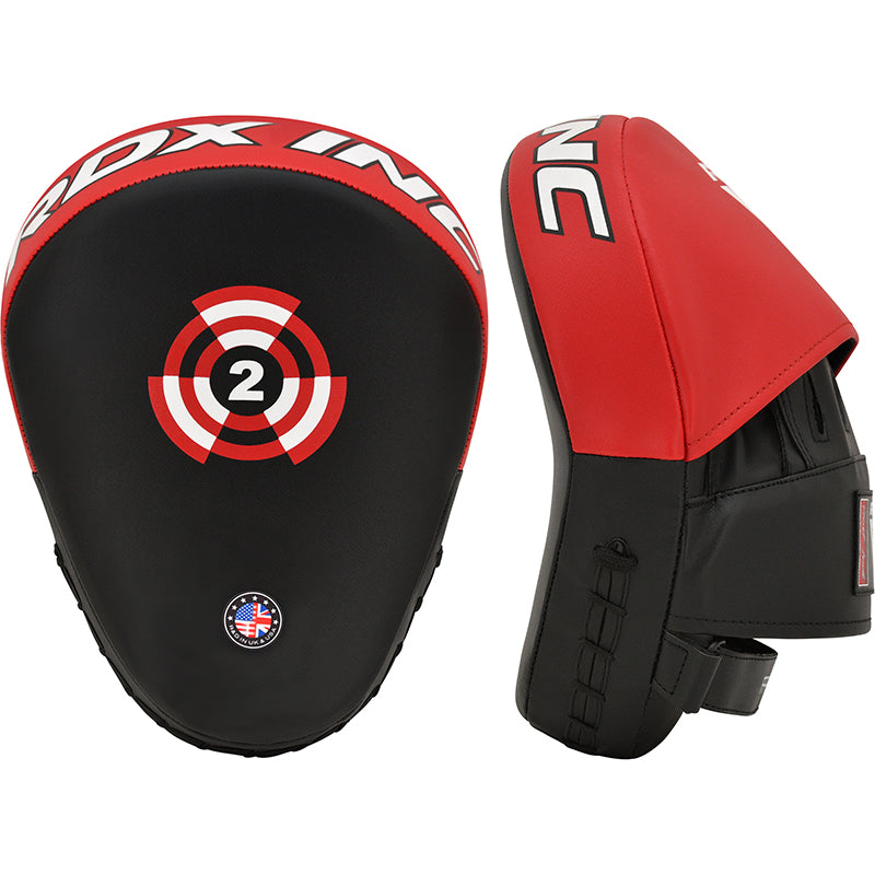 RDX T1 Curved Boxing Pads#color_red