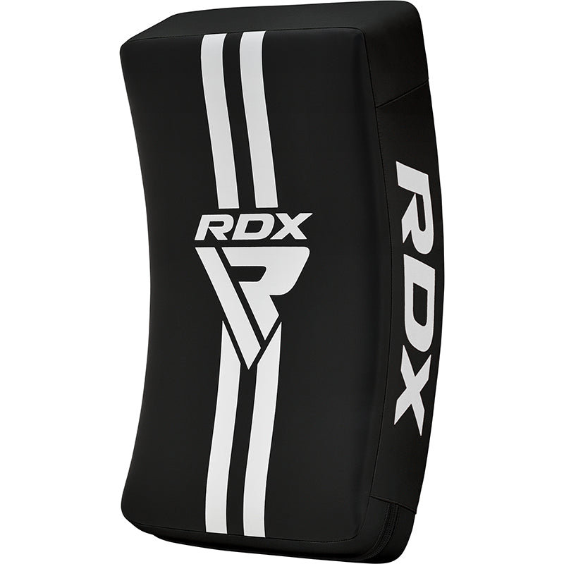 RDX T1 Curved Kick Shield with Nylon Handles #color_black