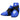 RDX T1 WAKO Approved  Leather Foot Protector#color_blue