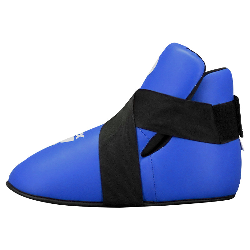 RDX T1 WAKO Approved  Leather Foot Protector#color_blue