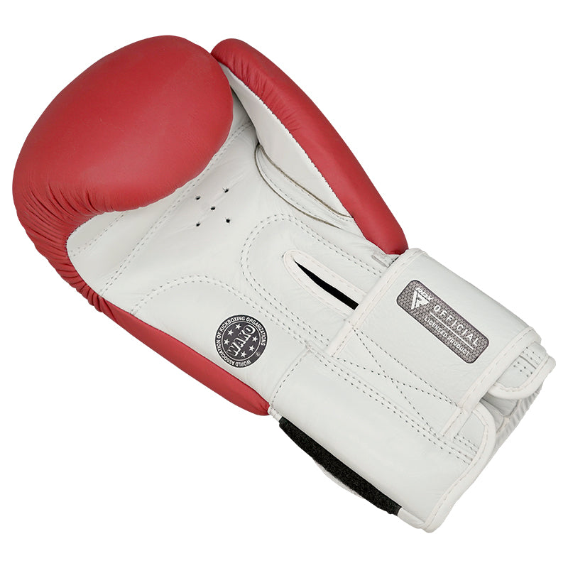 Guantes de boxeo RDX T1 WAKO color rojo