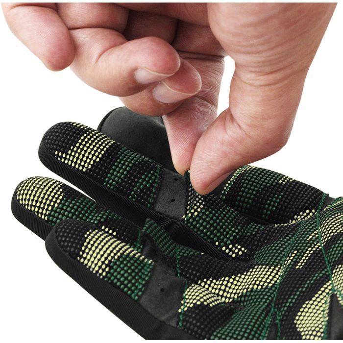 RDX T2 WEIGHTLIFTING FULL FINGER GYM GLOVES#color_army-green