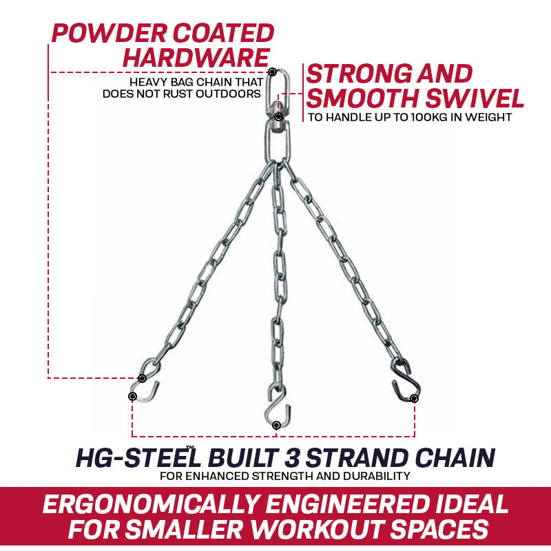 RDX X1 3 Hook Punch Bag Chains