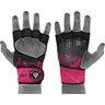 RDX X1 Weightlifting Grips For Women#color_pink