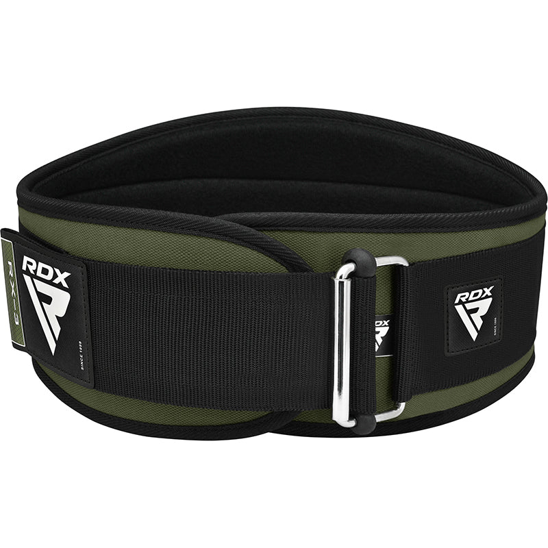 RDX X3 6 INCH Weightlifting Neoprene Gym Belt#color_green