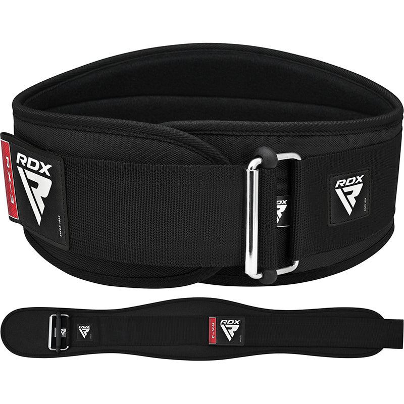 RDX X3 6 INCH Weightlifting Neoprene Gym Belt#color_black