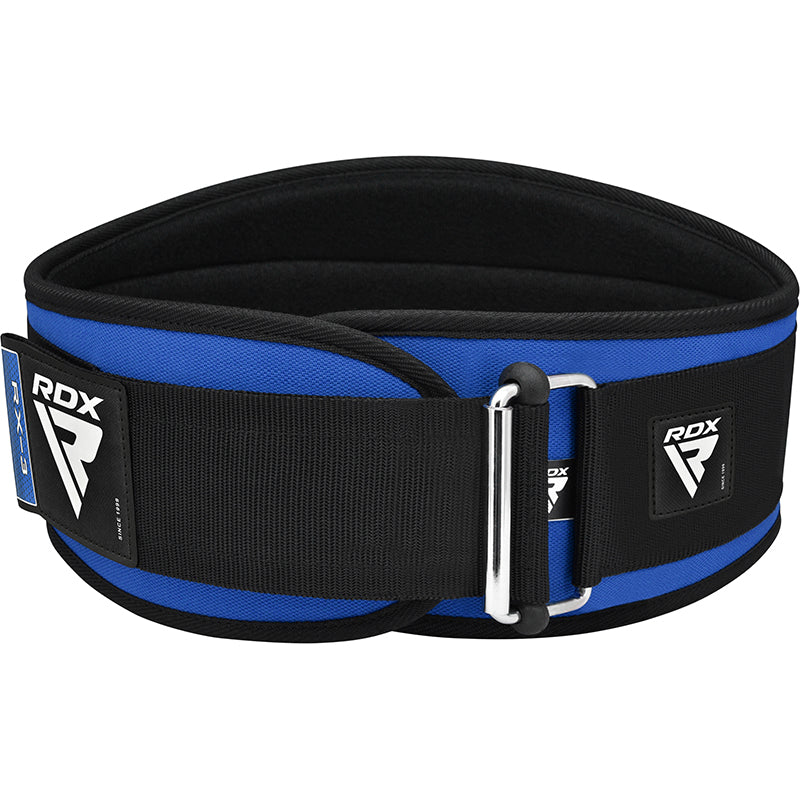 RDX X3 6 INCH Weightlifting Neoprene Gym Belt#color_blue
