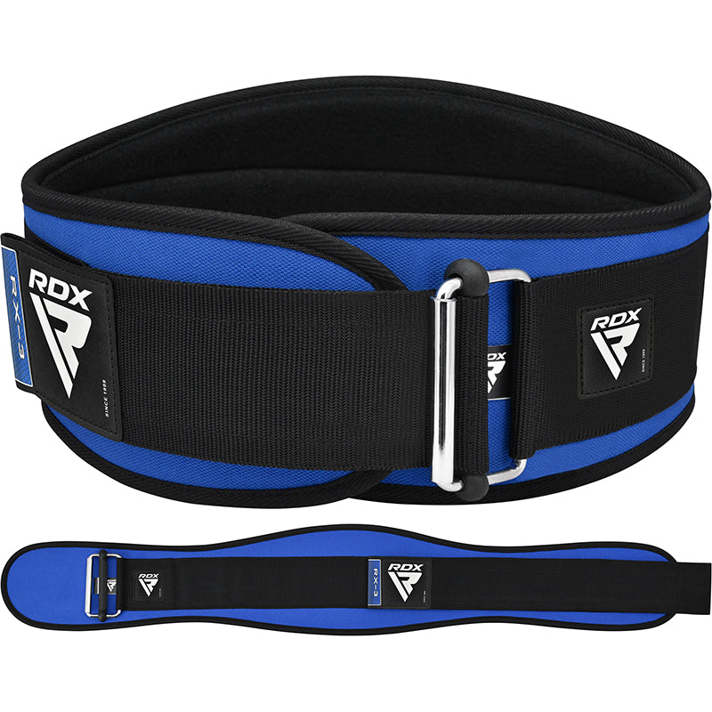 RDX X3 6 INCH Weightlifting Neoprene Gym Belt#color_blue